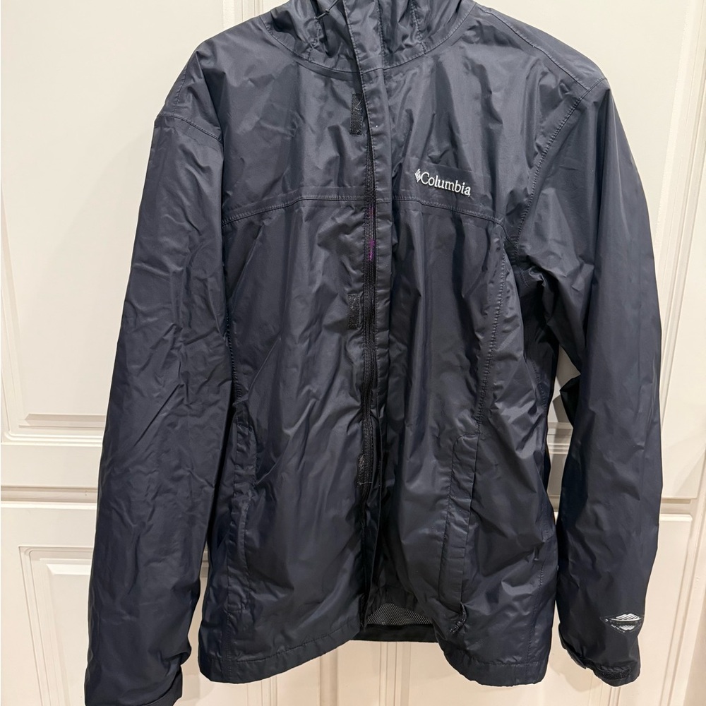 Columbia Black Windbreaker Jacket WaterProof